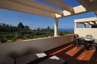 sunny terrace apartment directly on the sea with stunning views