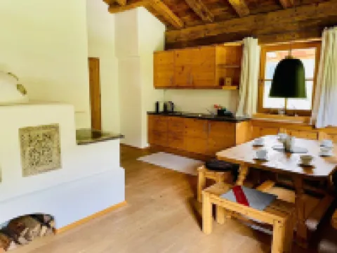 Comfortable alpine suite with gallery