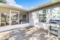Private Yard & Screened Patio: Sunny Sebastian Gem - 2-Star