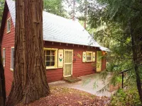 1940s Storybook Knotty Pine Cabin in Crestline, Absolute Privacy Hotels in Crestline
