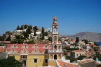 Symi Uptown Carmine  Sea View Terrace Studio Hotels in Symi