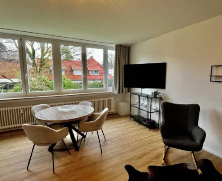 Modern vacation apartment Studio LANA in the heart of Bad Zwischenahn in the first row