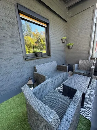 Vacation home 100m2 for 6-8 pers families, pet friendly with garden/parking lot/WLAN