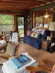 Charming 2-bedroom cabin on the water! Featuring boathouse and dock Saranac Lake