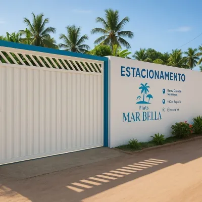 Flats Mar'Bella Com Varanda, 100M Praia, Petfriendly E Estacionamento Hotels near Barra Grande Beach