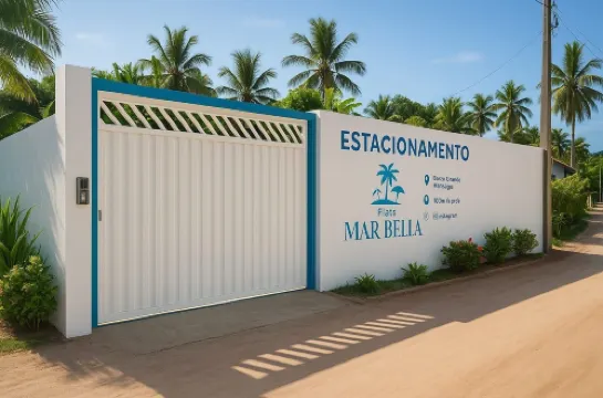 Flats Mar'Bella Com Varanda, 100M Praia, Petfriendly E Estacionamento