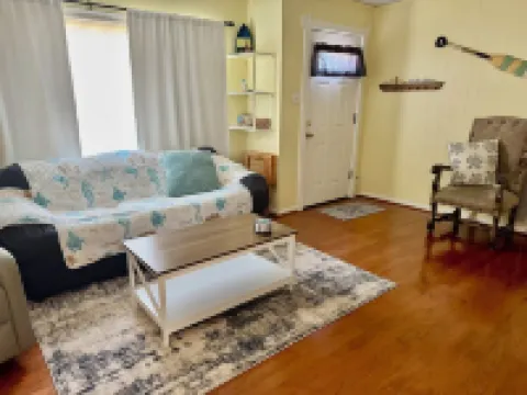 Bay view fisherman's cottage. Located in Seadrift, near Port O' Connor, TX.