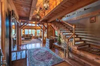 Luxury Lakeview Cabin with Hot Tub and Game Room!