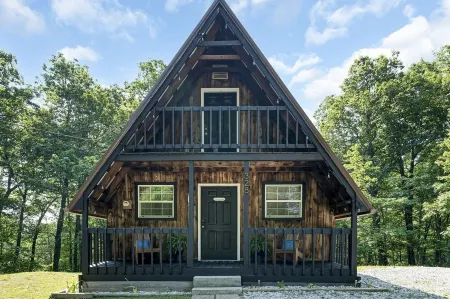 Glamping A-Frame Cabin w/Back Deck + Fire Pit - Scenic Dbnf, Cave Run Lake, Rrg