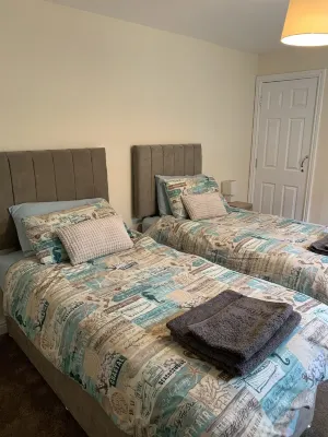 Ground floor, newly renovated  modern central located apartment close to beach