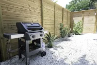 Pet friendly beach house w/private backyard & outdoor shower- steps from beach