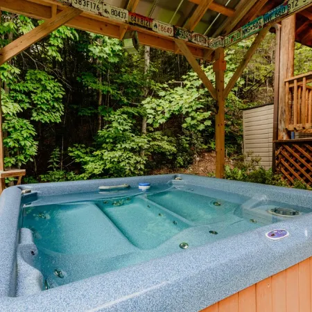 Secluded Cabin getaway-Hot Tub/AC/cable by Pforge