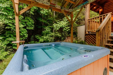 Secluded Cabin getaway-Hot Tub/AC/cable by Pforge