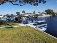 PETS STAY FREE Canal Front 3 bed/2 bath single family ample parking