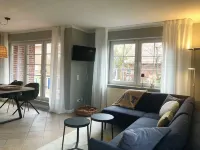 Spacious, bright apartment with 2 bedrooms and south-facing balcony Hotel di Juist