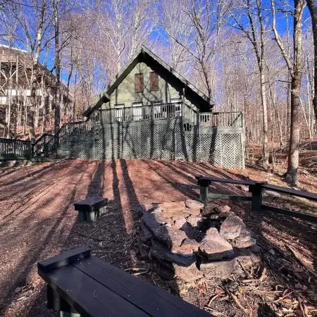 4 min Beech Mtn. Gem: Cabin Retreat near Slopes & Trails Pet friendly