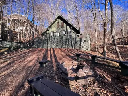 4 min Beech Mtn. Gem: Cabin Retreat near Slopes & Trails Pet friendly