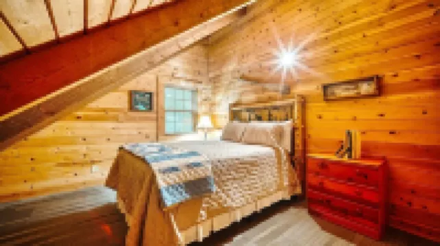 Log cabin, Blue Rdg. Mtn.,  A.T., Helton Crk falls, Vogel St. Park, near Helen