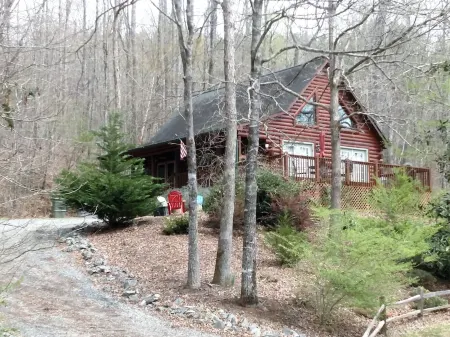 Relaxing 'Riverdance' Log Cabin  is 2.7 miles from Tryon Equestrian Resort