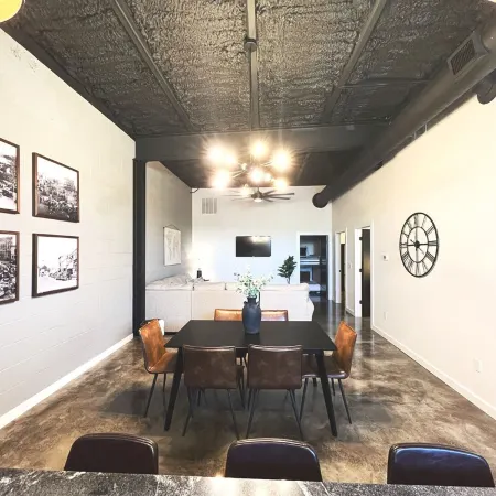 NEW!  The Flats - Industrial/modern loft within walking distance to downtown!