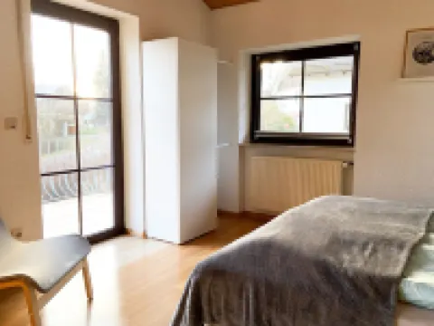 Newly furnished vacation apartment with a fantastic view of the castle Hotels in Dahn