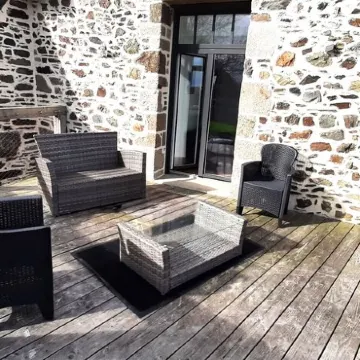 Dans Manoir Marteroy, Appartement 80m² 2 Chambres vue Mer, Plage des Rosaires