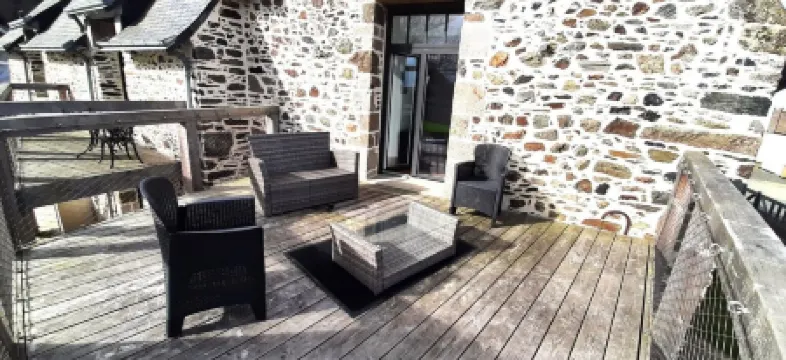 Dans Manoir Marteroy, Appartement 80m² 2 Chambres vue Mer, Plage des Rosaires