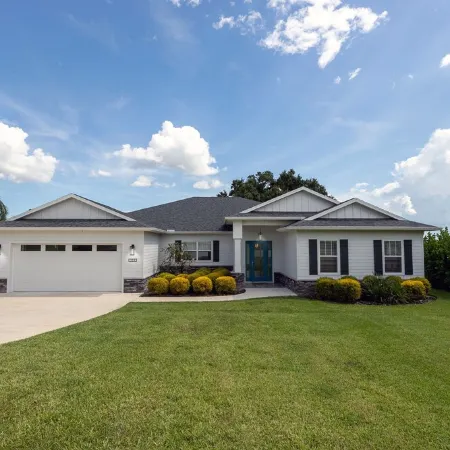 Newer Home on Lake June with Beach, Dock, Screened Patio and Hot Tub!