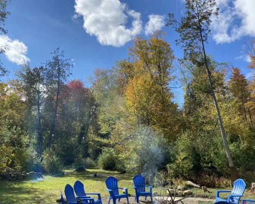 The perfect ADK log cabin getaway on 4 acres and 5 min. to town! Hotels in Schroon
