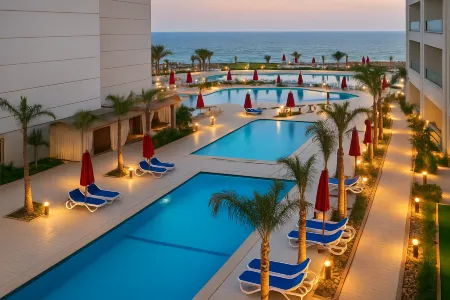 Luxurious Chalet in Porto Said with Beachfront Views