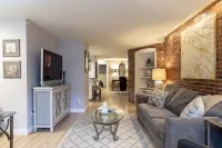 Modern Kitchen and Spacious Living Space - Elegant Historic Haven