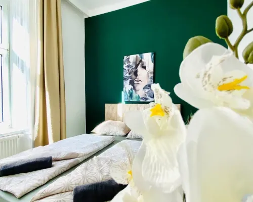 8 Studios with Terrace in Margareten الغرف Photos
