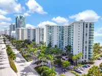 Direct access to beach and heated pool at The Tides