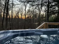 This is Deep Chill! Relax in the hot tub or walk 3 minutes to the lake.