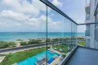 Aruba Luxury Beach Oceanfront residence at Azure minutes to Eagle and Palm beach