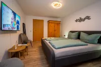 Dreamlike apartment house on the lakeshore port side