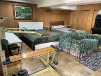 Two Double Beds, Bathroom, Shower, Fridge, MW, TV, Wifi - 64.