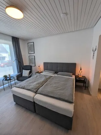 Gemütliches Studio für Vier Personen im Erdgeschoss in der Nähe vom Maxipark Отели в г. Хамм