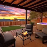 Romantic Hot Tub w/water view. Cute 3-bd Villa w/2 King beds and ensuite baths.