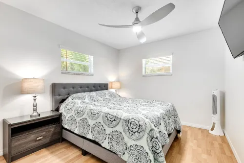 Pool Home W Beautiful Tiki Hut - 3 Bed 3 Bath. 1 Mile from Beach!