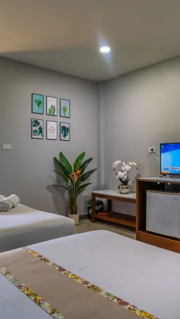 ห้องมาตรฐานพร้อมเตียงเดี่ยว 2 เตียง