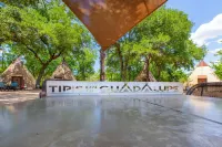 Tipis on the Guadalupe