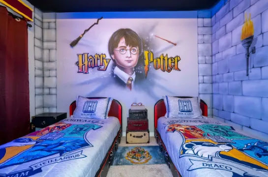 迪士尼附近絕美5卧帶泳池的房子 Solterra 7829