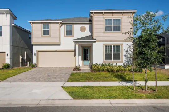 Luxe 9-Bedroom Escape with Private Pool & Game Loft | Solara Resort near Disney