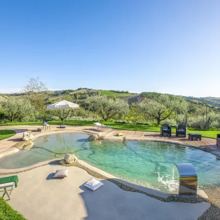 Apartment in Fermo with Heated Pool