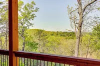 Mountain View & Fire Pit: Updated Murphy Cabin! - balcony