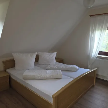 Upper apartment in Westeraccum with balcony