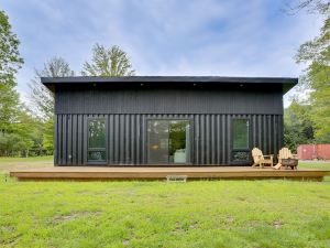 Lakefront Catskills Container Home: Private Lake