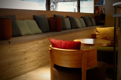 共有エリア ボウティ シティ カプセル インの写真