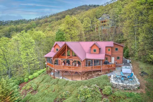 Views, Hot Tub, Fire Pit, A Mountain Masterpiece